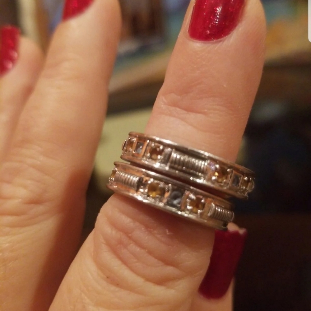 sterling silver judith ripka multi gem (sold)